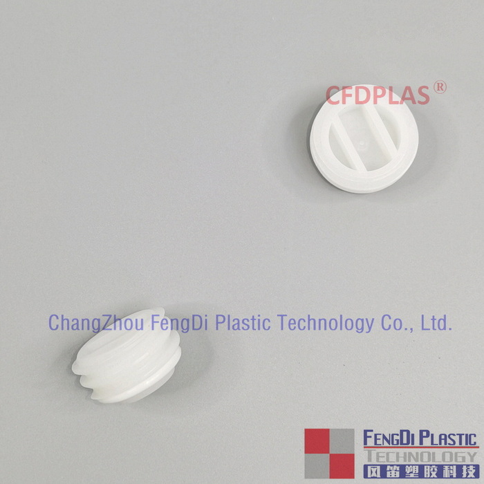 cfdplas 37mmスレッド付き天然HDPEバングプラットフォームプラットフォームプラグ